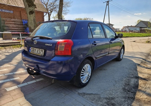 Toyota Corolla cena 4700 przebieg: 258000, rok produkcji 2003 z Żelechów małe 106